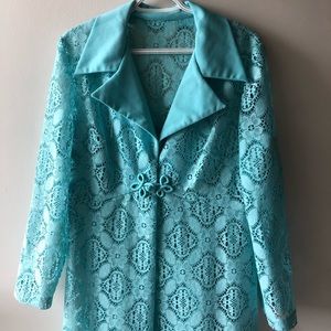 Vintage Lounge Ware , cortez blue lace.